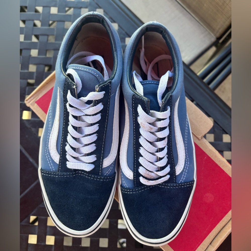 Navy old skool vans